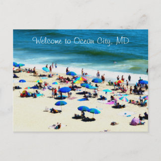 Ocean city md postcard