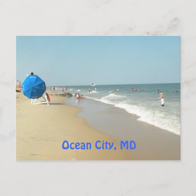 Ocean City, MD Postcard (Front)
