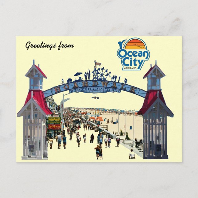 Ocean City Memories: Postcard (Front)