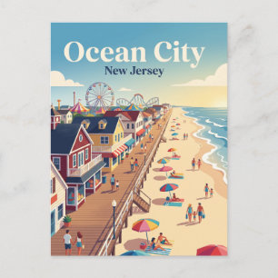 Ocean City, New Jersey Postcard