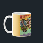 Ocean City NJ Greetings  Postcard Coffee Mug<br><div class="desc">Wonderful vintage,  retro postcard greeting from Ocean City,  New Jersey repurposed!</div>