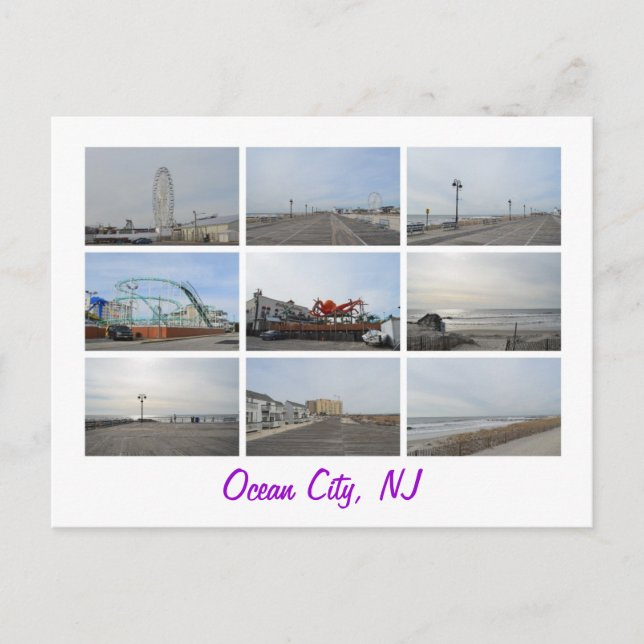 Ocean City NJ Postcard (Front)