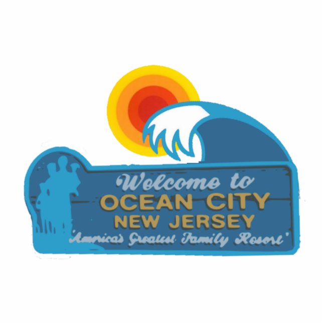 Ocean City NJ Statuette (Front)