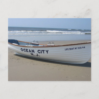 Ocean City, NJ * Summer Fun * Shore Boat Postcard