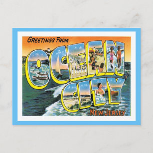 Ocean City NJ United States City Postcard