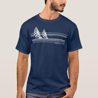 Ocean City NJ Vintage Sailing 70s Nautical T-Shirt