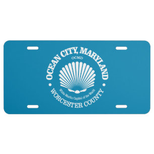 Ocean City (seashell) License Plate