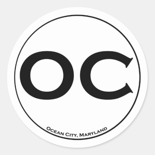 Ocean City Stickers