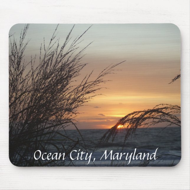Ocean City Sunrise, Mouse Pad (Front)