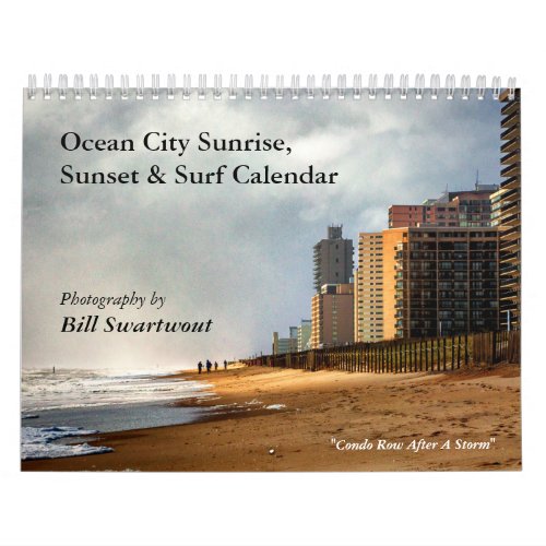 Ocean City Sunrise Sunset and Surf Calendar