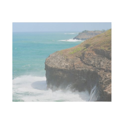 Ocean Cliffs at Kilauea Kauai Gallery Wrap