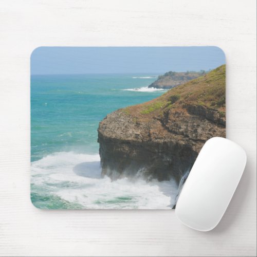 Ocean Cliffs at Kilauea Kauai Mouse Pad