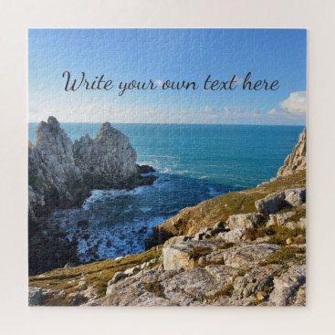 Ocean Cliffs Nature Landscape With Any Text Jigsaw Puzzle Ocean Cliffs Nature Landscape With Any Text Jigsaw Puzzle
