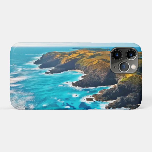 Ocean Cliffs: Wild Shore Case-Mate iPhone Case (Back (Horizontal))
