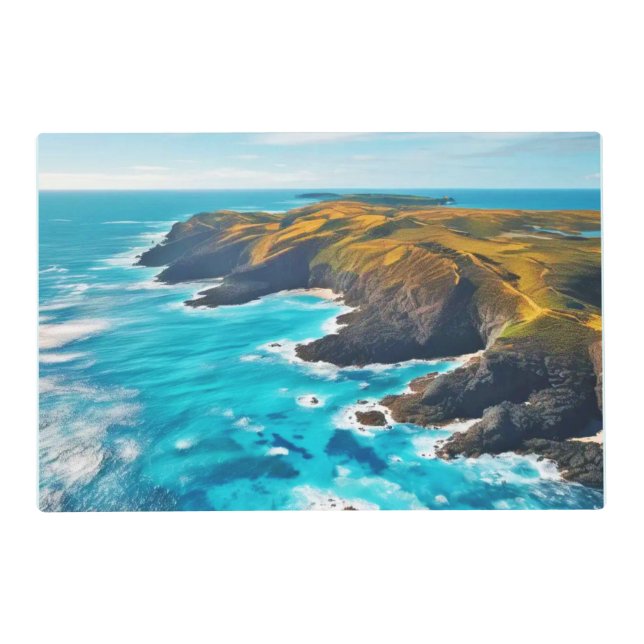 Ocean Cliffs: Wild Shore Placemat (Front)