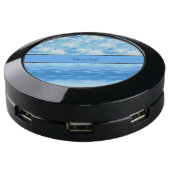Ocean & Clouds USB Charging Station (Angled)