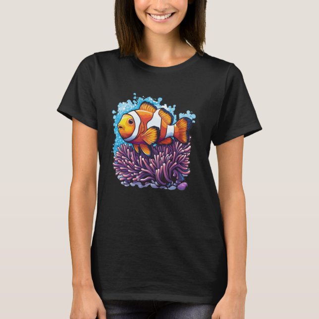 Ocean Clownfish Costume for Sea Anemone Lovers T-Shirt (Front)