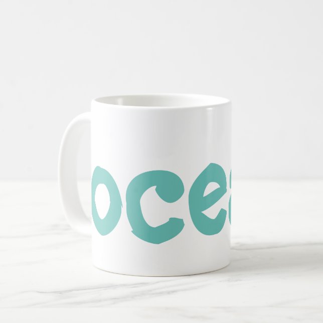 ocean coffee mug (Front Left)