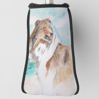 Ocean Collie Golf Head Cover by UndefineHyde at Zazzle