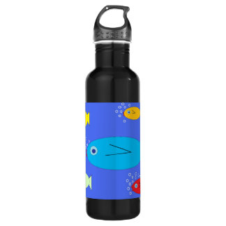 Ocean color fish Liberty bottle