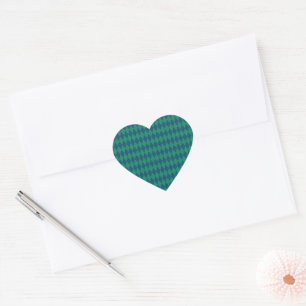 Ocean Colors Diamond Glitter Heart Sticker