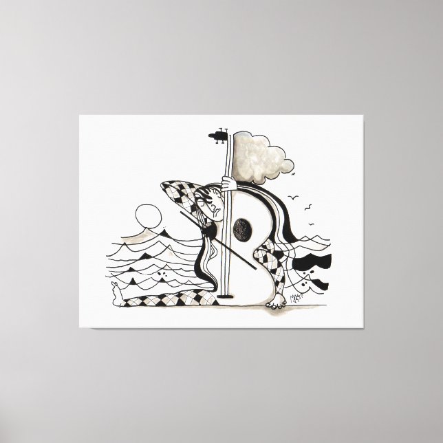 OCEAN CONCERT FOR SOFIA  CANVAS PRINT (Front)