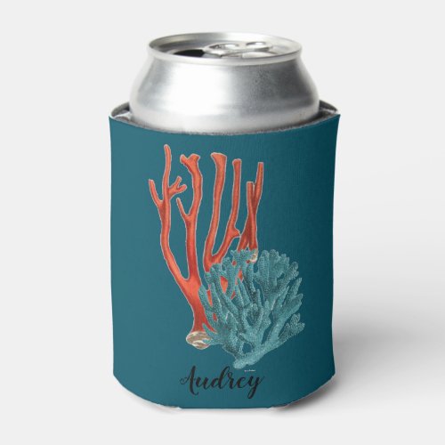 Ocean Coral Personalized Can Cooler