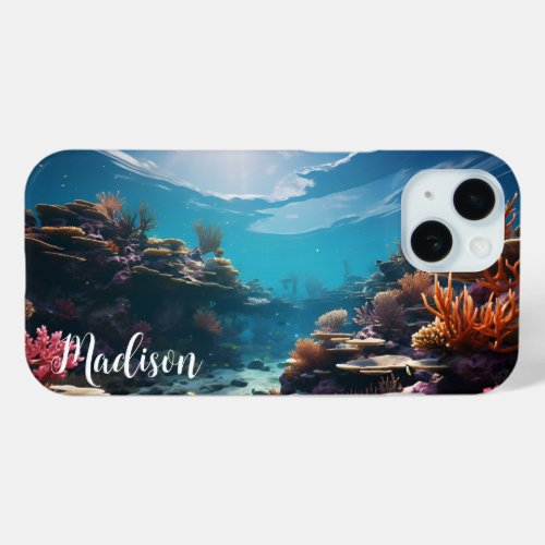 Ocean Coral Reef _  iPhone 15 Case