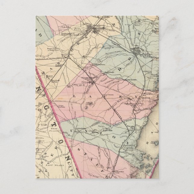 Ocean County, NJ Postcard (Front)