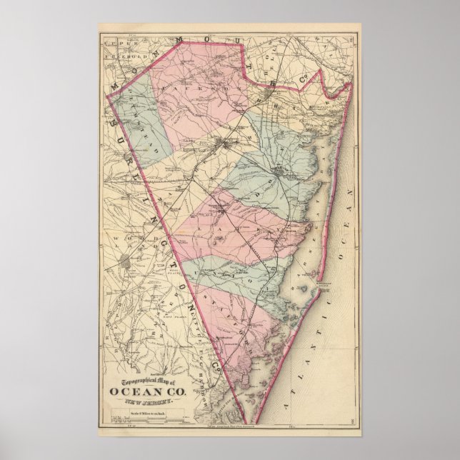 Ocean County, NJ Poster (Front)