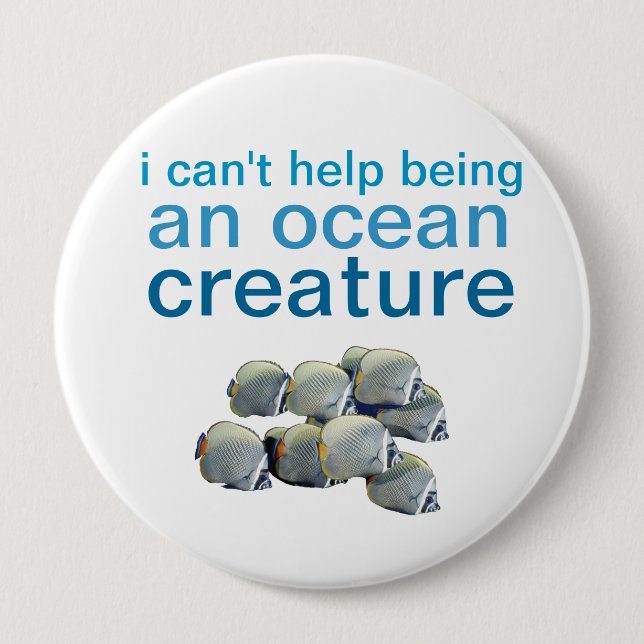 ocean creature pin (Front)