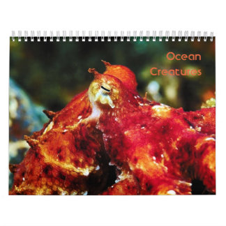 Ocean Creatures Calendar