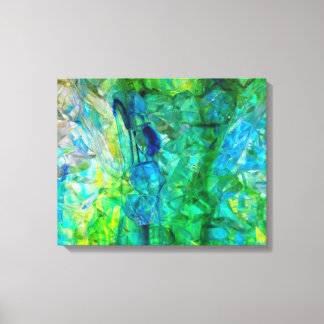 Ocean Crystals 2  20x16 canvas print