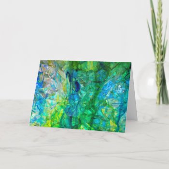 Ocean Crystals 2 Card by DragonL8dy at Zazzle