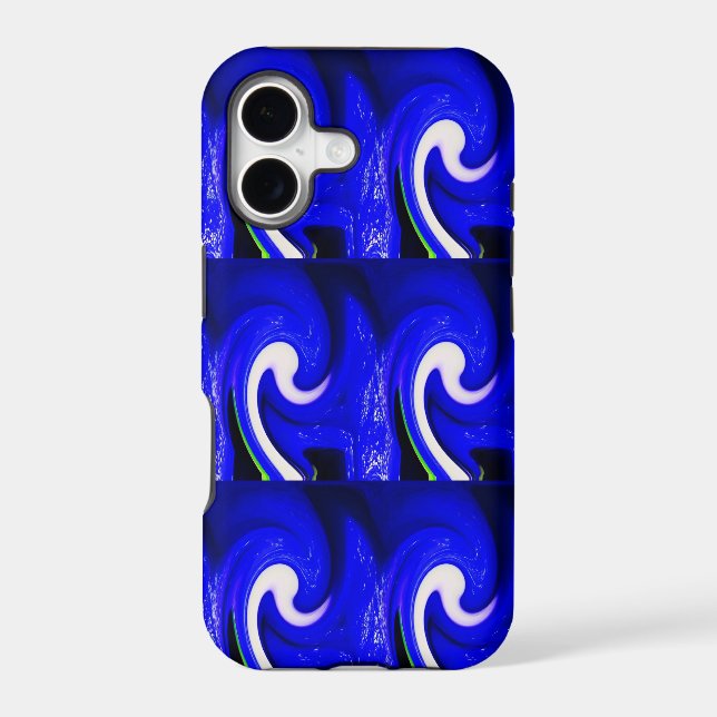 Ocean currents iphone case (Back)