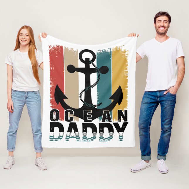 Ocean Daddy | Cozy Nautical-Themed Blanket for Sea (In Situ)