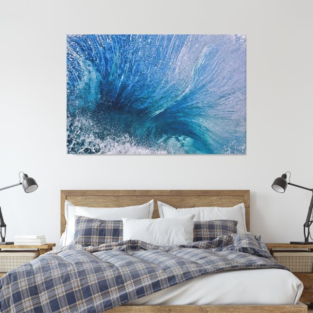 Ocean Dance 🌊 Motion of the ocean  Canvas Print (Insitu(Bedroom))
