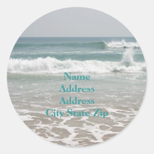 Ocean Dancing Address Label