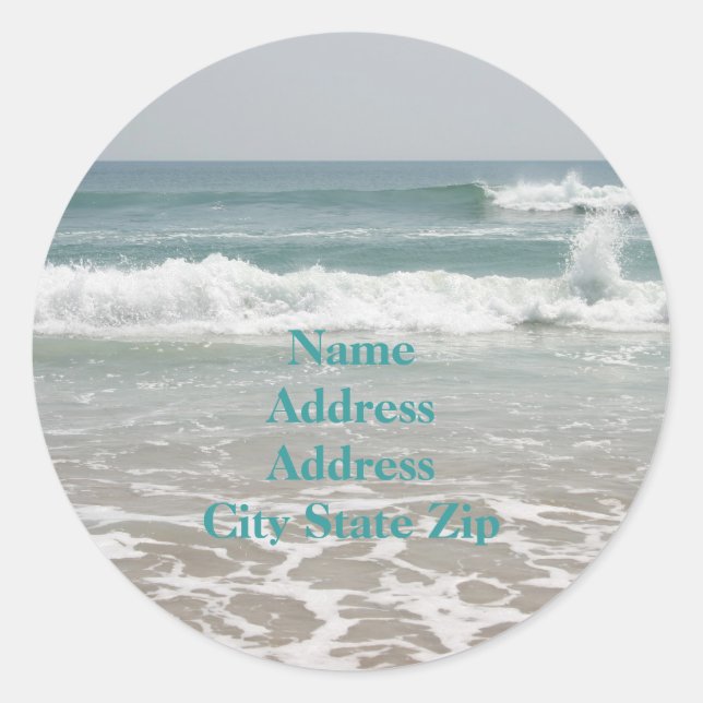 Ocean Dancing Address Label (Front)