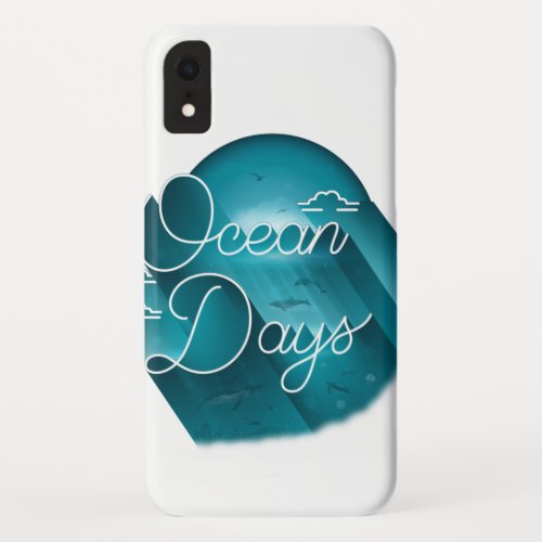 Ocean Days Phone Case  White