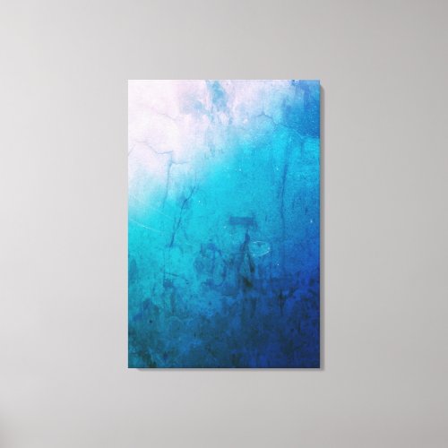 Ocean Deep Blue Scene  Canvas Print