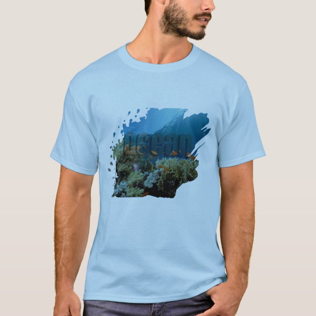 Ocean Depth – The Beauty Beneath the Surface  T-Shirt (Front)