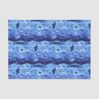 Ocean Depth Zones - Undersea Animals Tissue Paper
