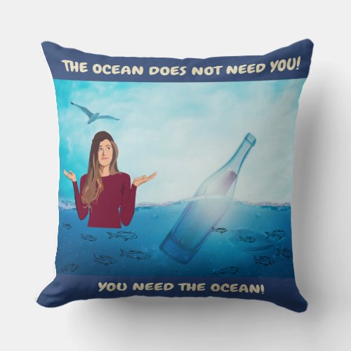 Ocean design Pillow