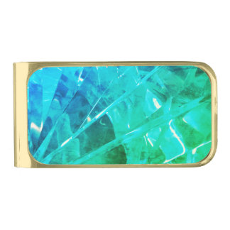 Ocean Dream Gold Finish Money Clip