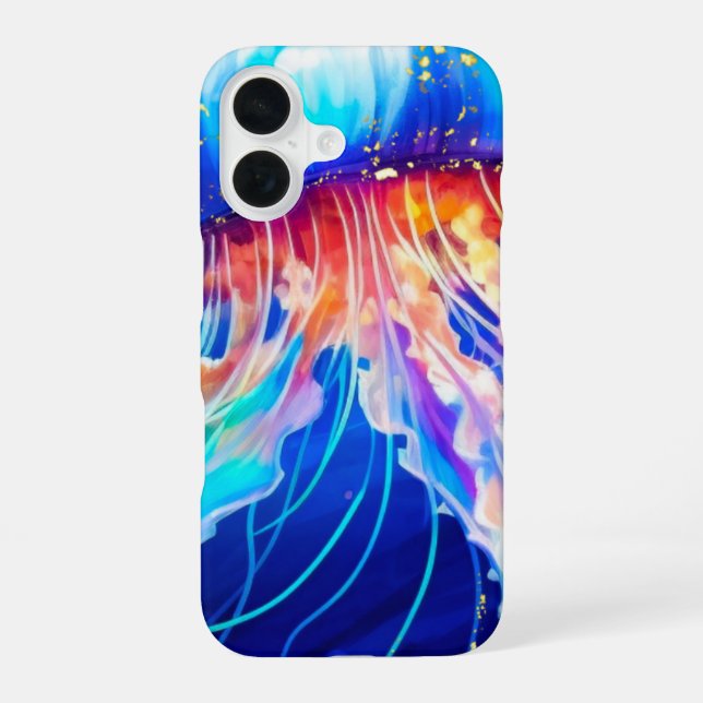 Ocean Dream: Jellyfish Bliss iPhone Case (Back)