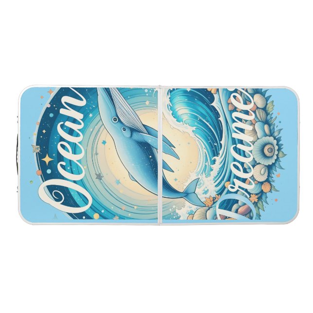 Ocean Dreamer  Beer Pong Table (Top)