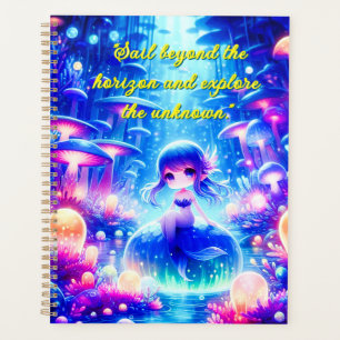 Ocean Dreams – Chibi Mermaid Glow Planner