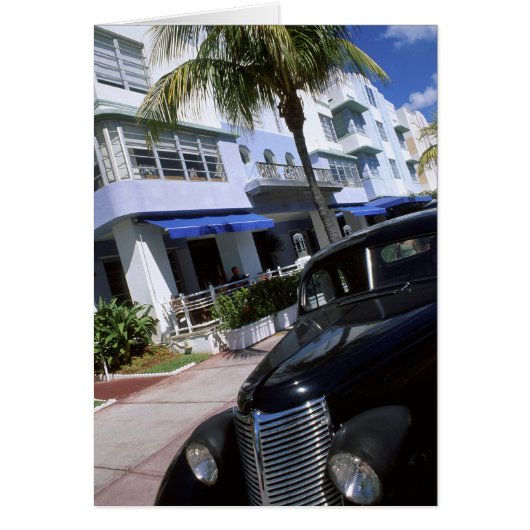 Ocean Drive, Miami Beach Florida Cards (Front)