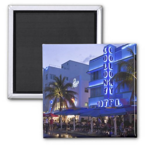 Ocean Drive South Beach Miami Beach 2 Magnet
